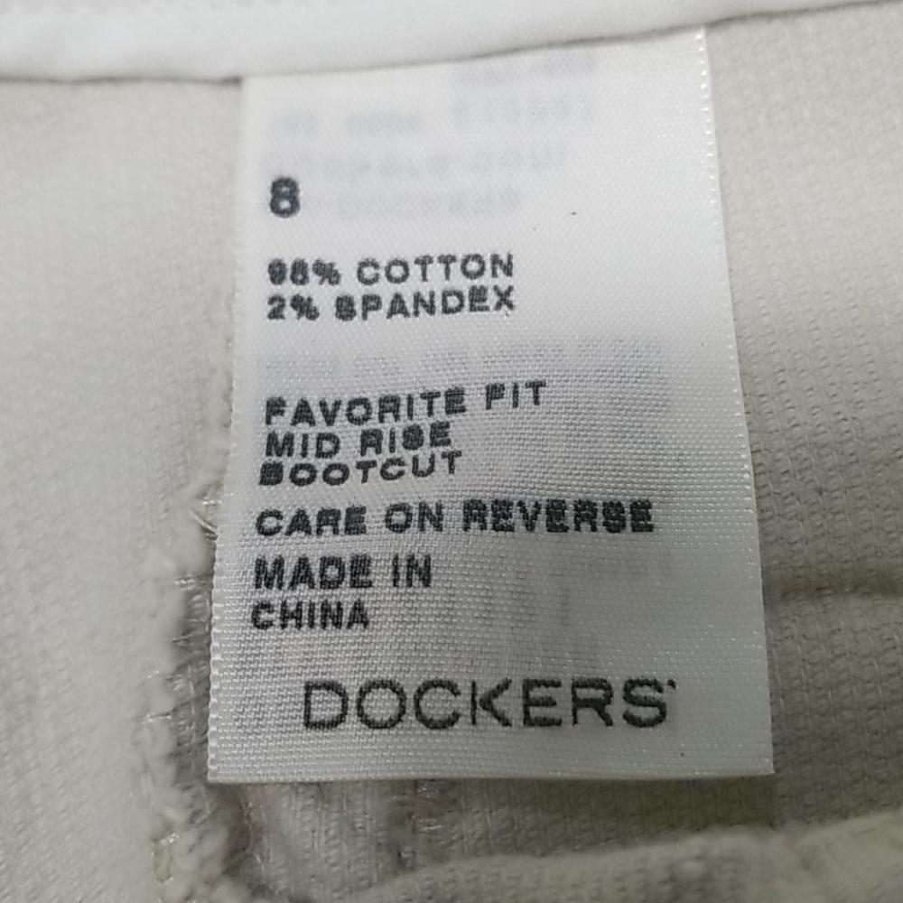 NWT Dockers Corduroy Favorite Fit Pants Bootcut Womens Size 8 - Picture 5 of 10